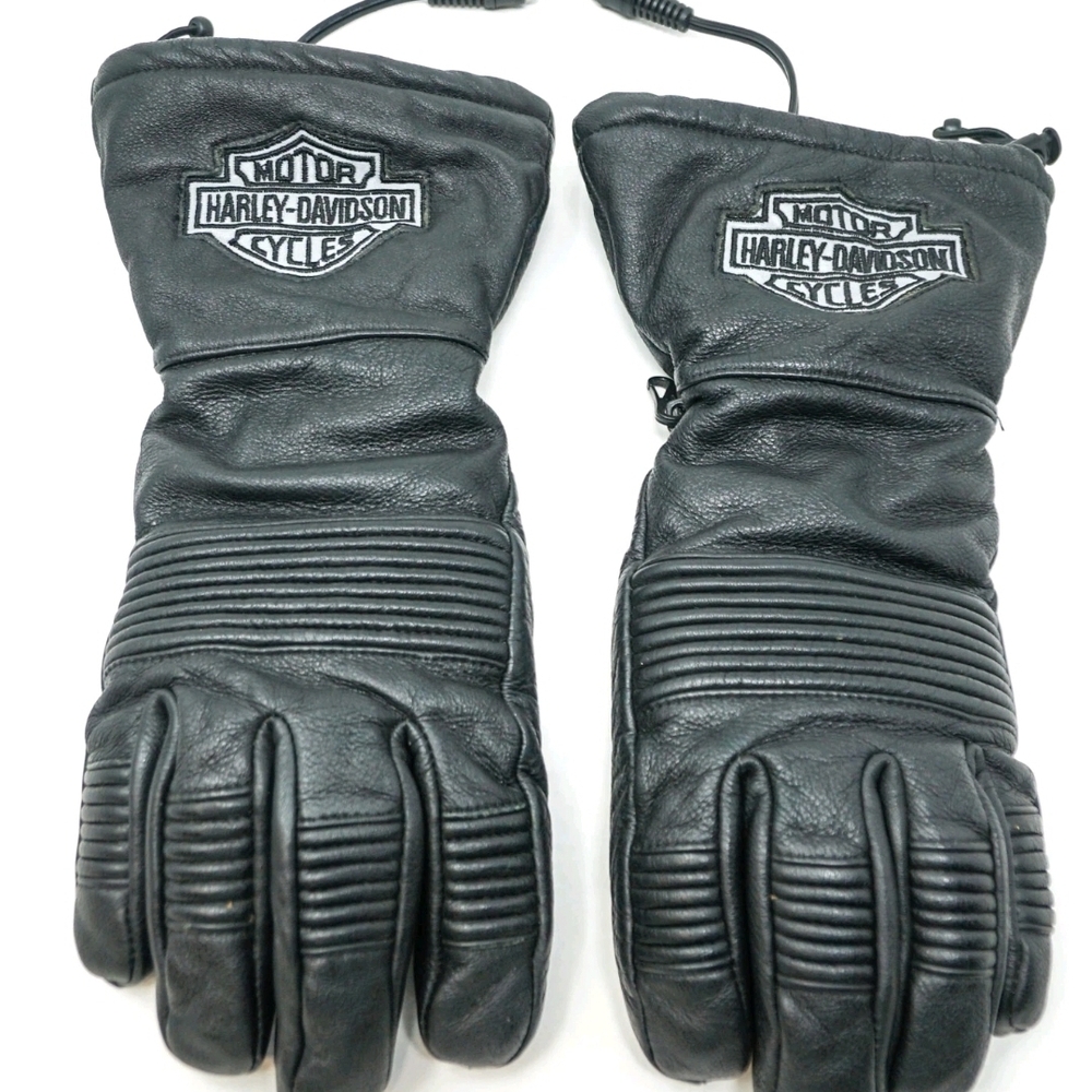Harley-Davidson Black Leather Gloves